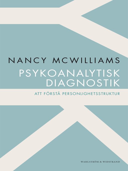 Title details for Psykoanalytisk diagnostik by Nancy McWilliams - Available